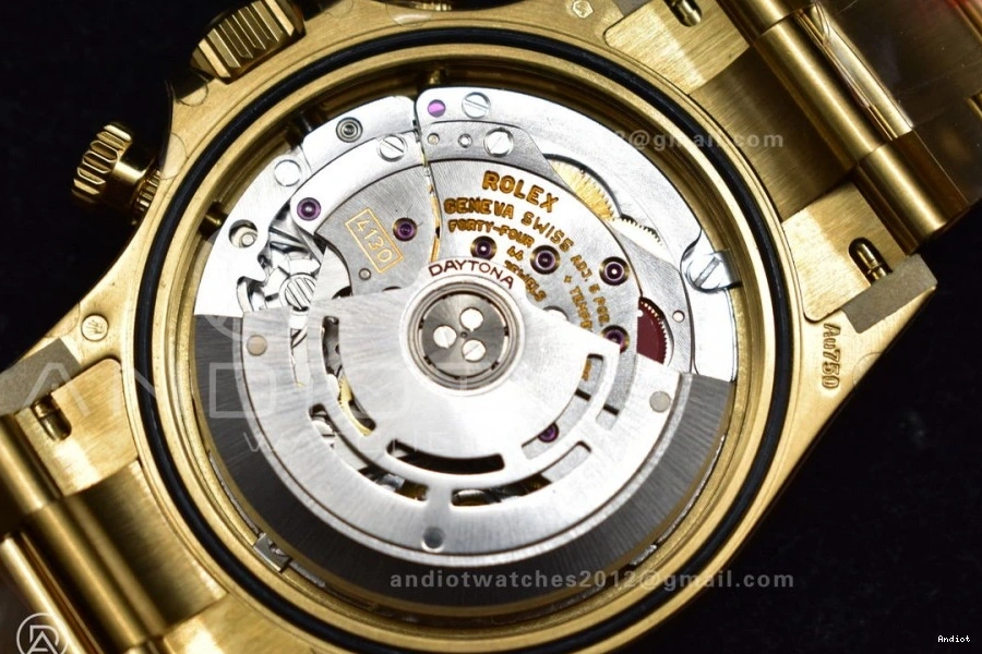 Edition Clean Best Black Dial YG On Daytona Bracelet 1:1 116508 YG SA4130 0408